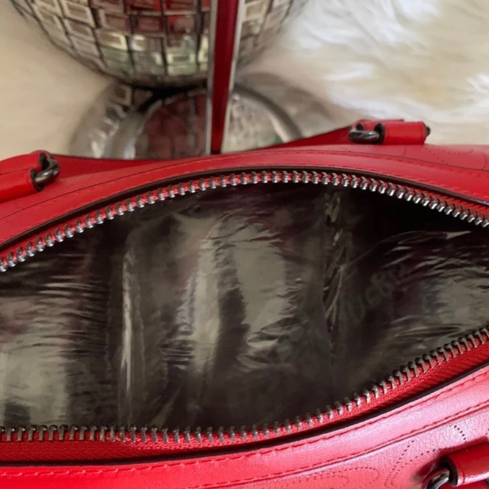 COACH ROWAN SATCHEL/CROSSBODY SIGNATURE LEATHE PURSE - Picture 6 of 11